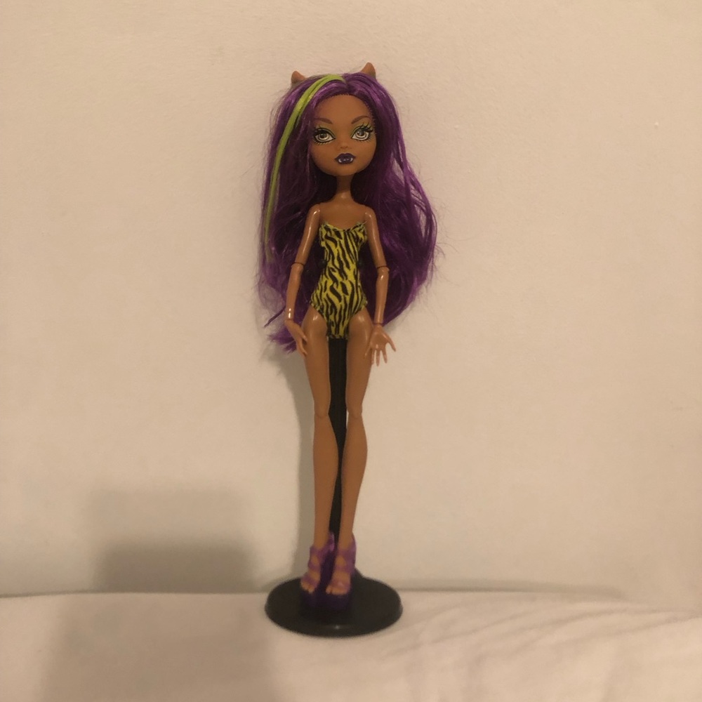 Monster High Clawdeen with swimsuit and shoes